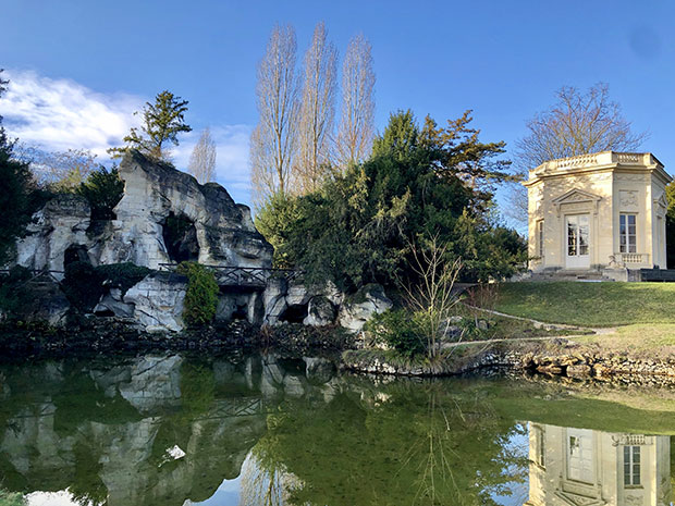 Il Rocher e Belvedere, giardino anglo-cinese del Petit Trianon, Versailles