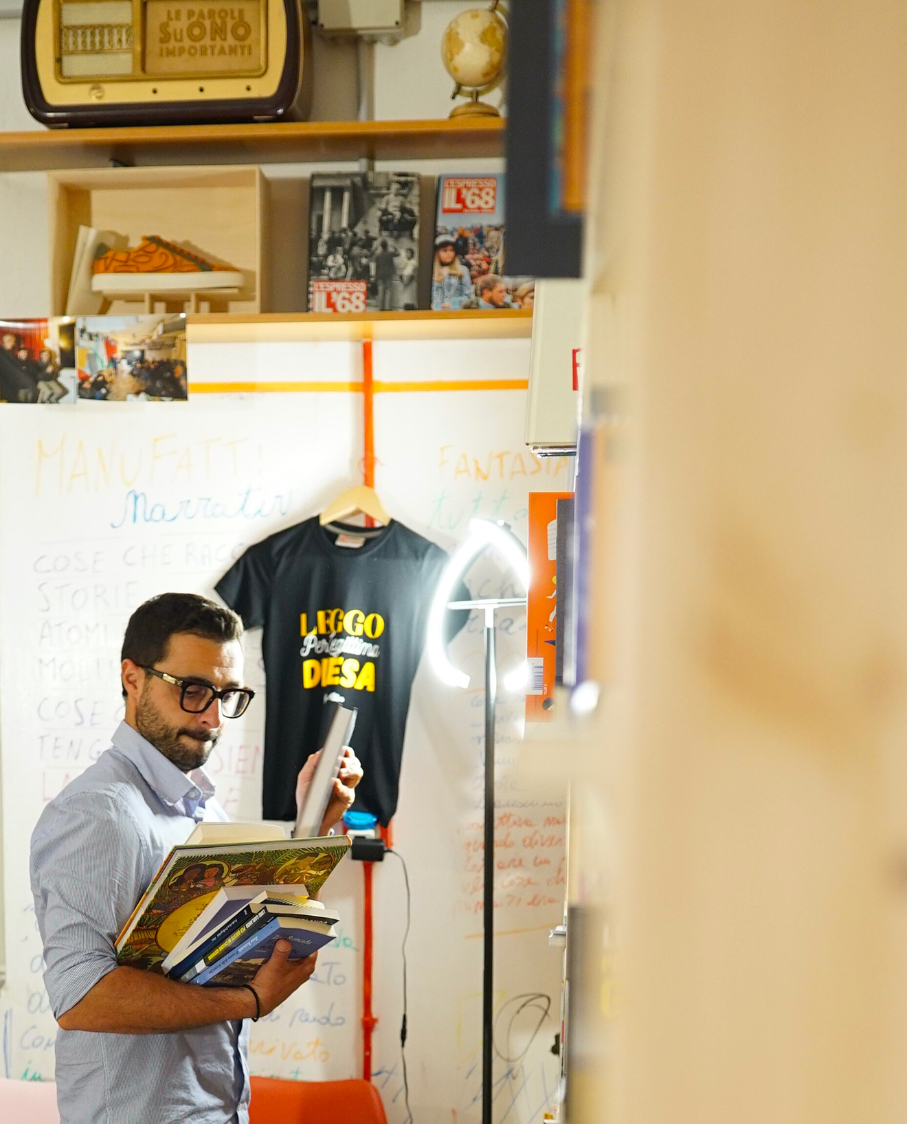 Giuseppe Rivello di Jepis Bottega con Libreria