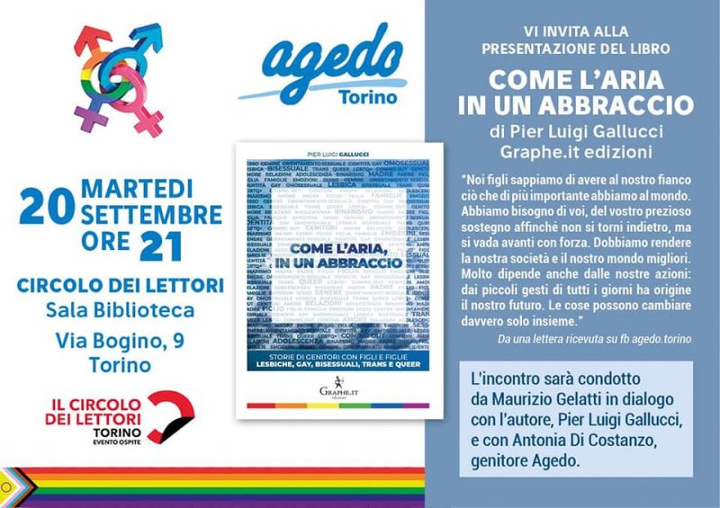 Come l'aria, in un abbraccio al Circolo dei lettori di Torino